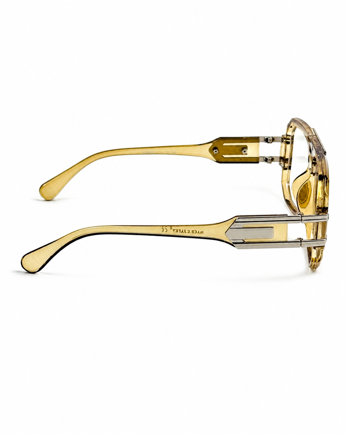 Cazal – 8809 - 63 – Mustard – Metal - Acetate - Metal - Optics – Unisex
