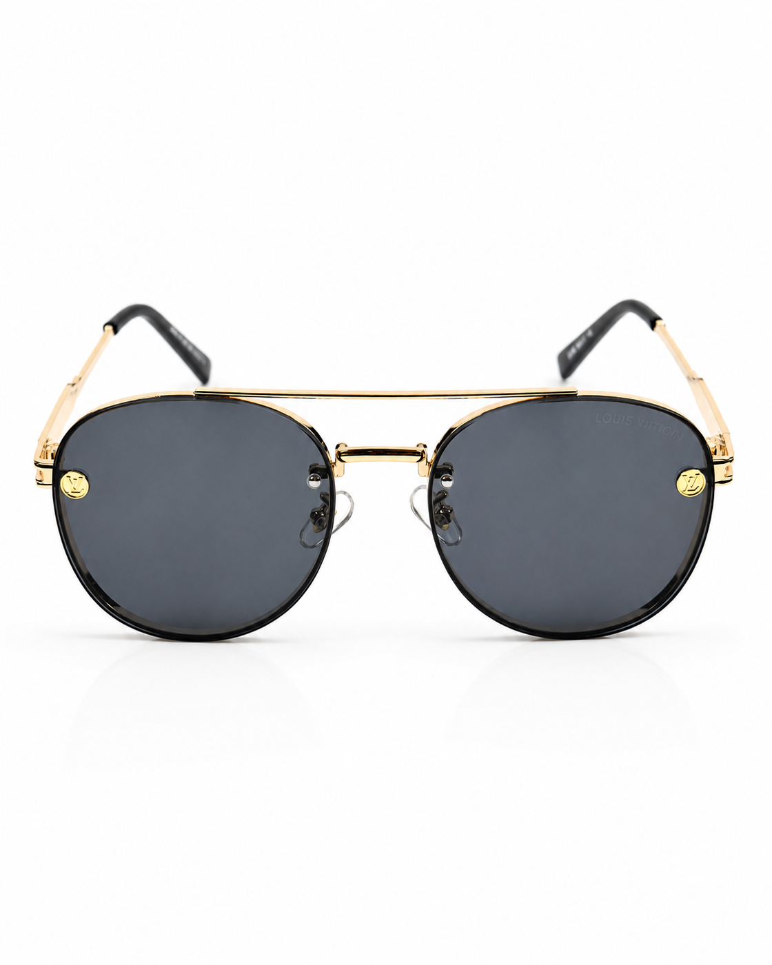 Louis Vuitton – 22296 - 56 – Golden Black – Metal - Sunglasses – Unisex