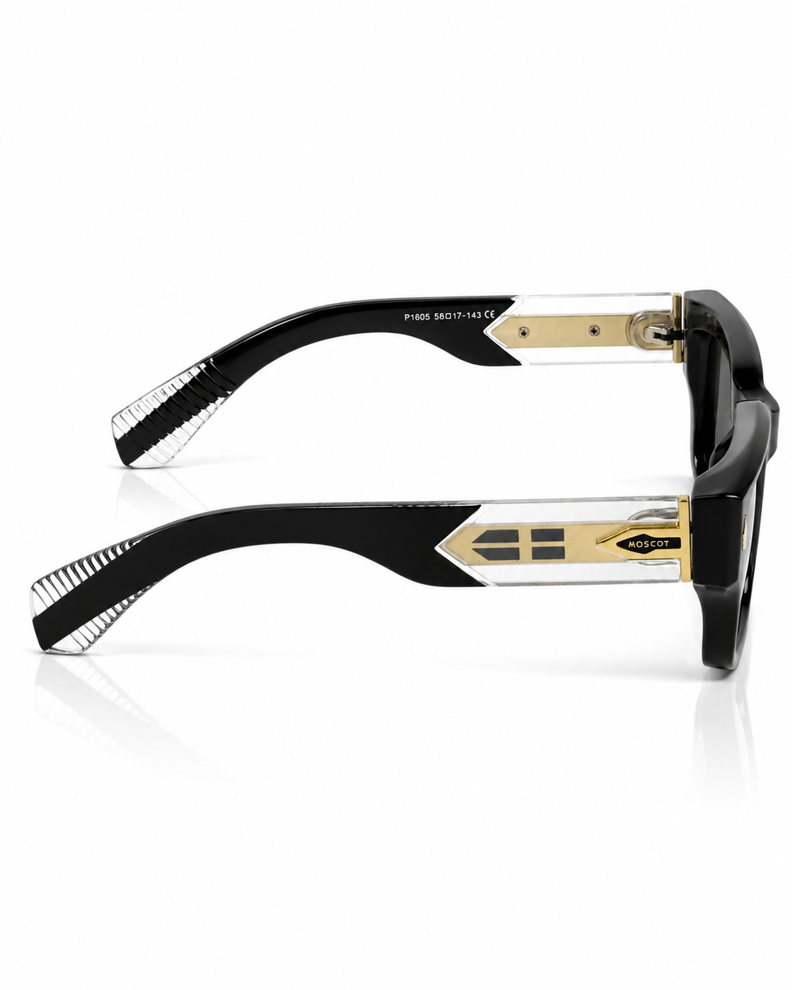 Moscot – 1605 – 56 - Black Multi – Acetate – Sunglasses - Unisex