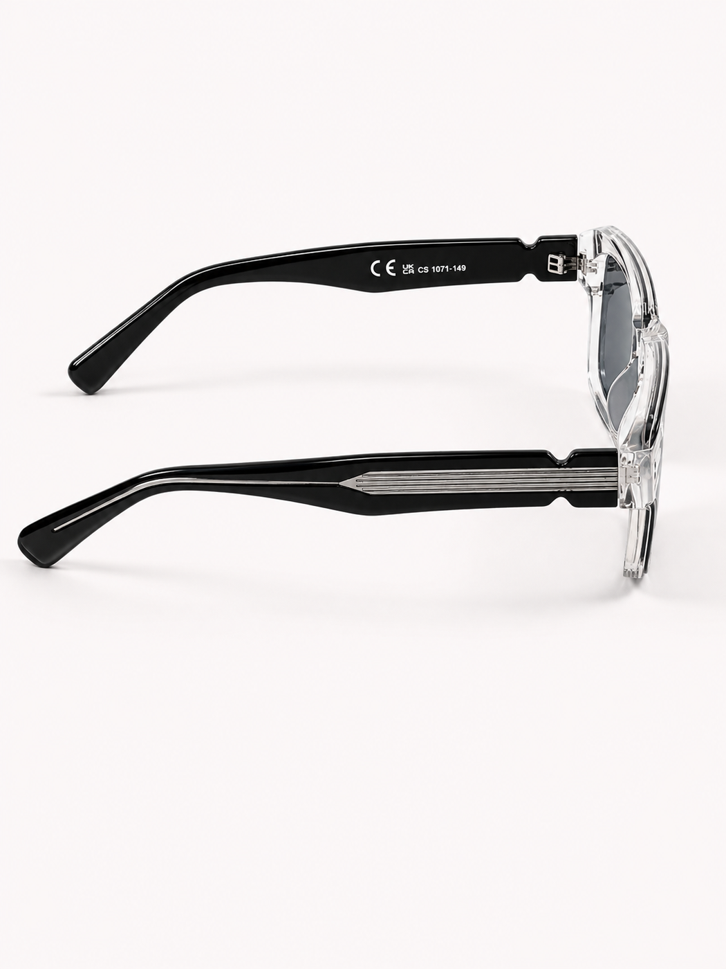 Moscot – 9855 - 51 – Transparent Black – Acetate - Sunglasses – Unisex