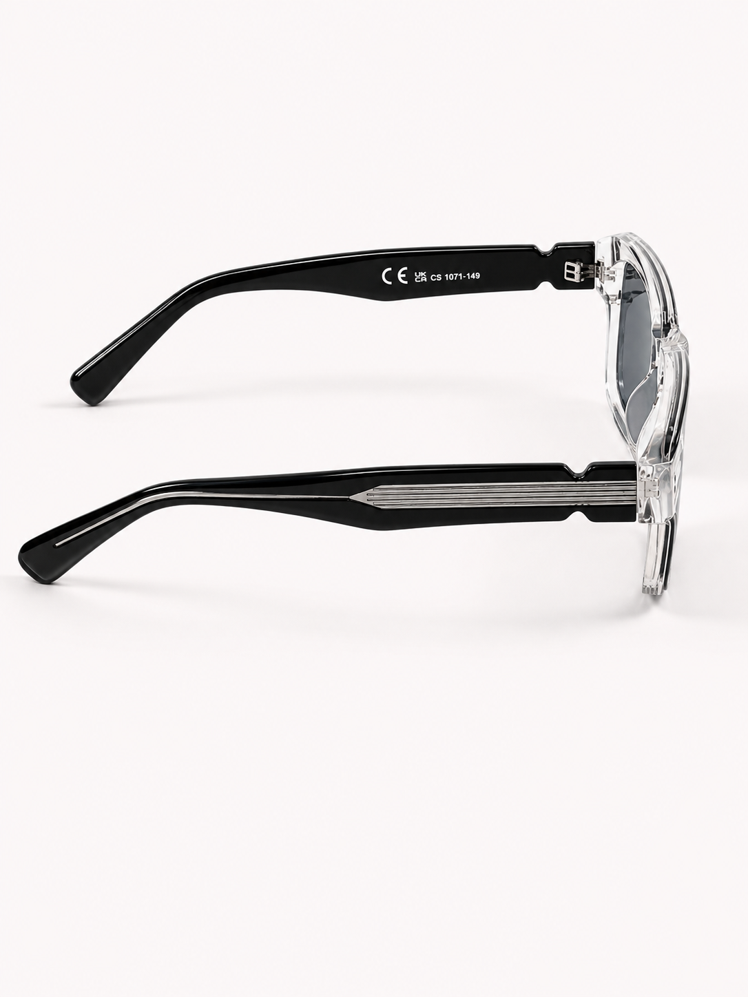 Moscot – 9855 - 51 – Transparent Black – Acetate - Sunglasses – Unisex