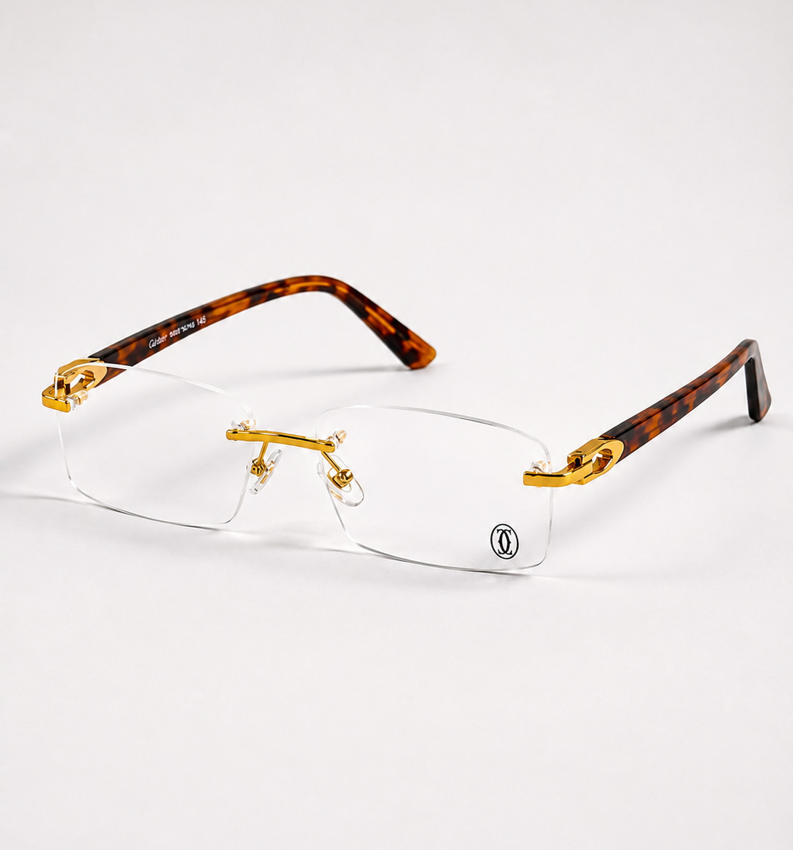 Cartier – 02870 - 55 – Tortoise – Rimless - Optics – Unisex - Premium