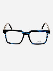 Cartier – 445 - 53 – Blue Textured – Acetate - Optics – Unisex - Premium