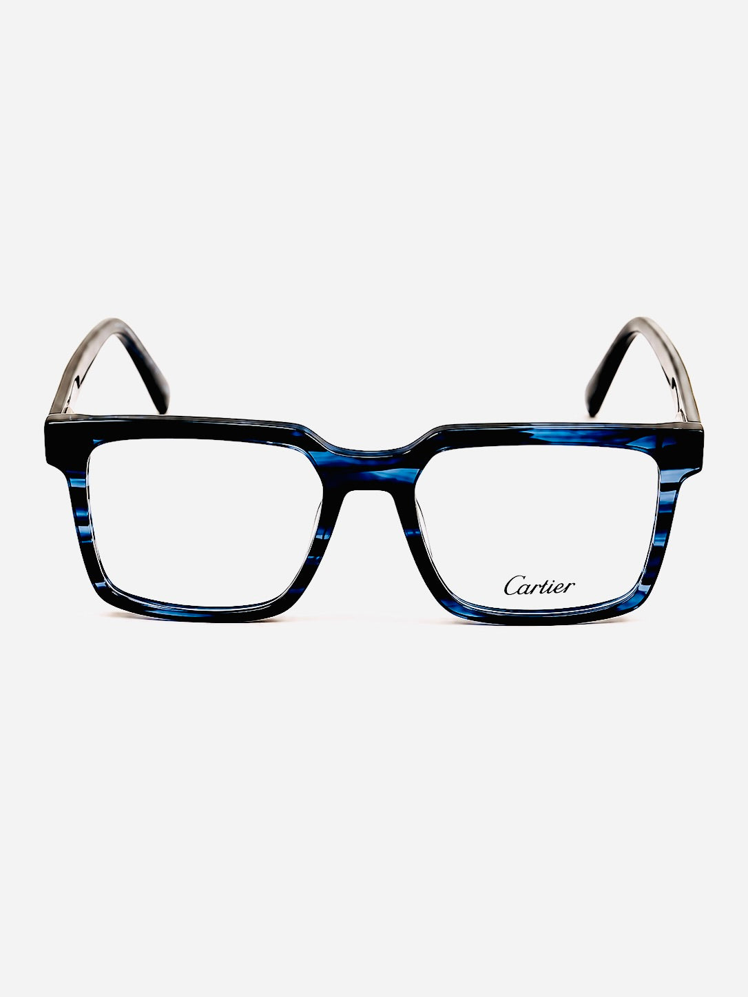 Cartier – 445 - 53 – Blue Textured – Acetate - Optics – Unisex - Premium