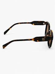 Miu Miu – 02ZVF - 53 – Tortoise Brown – Acetate - Sunglasses – Unisex - Premium