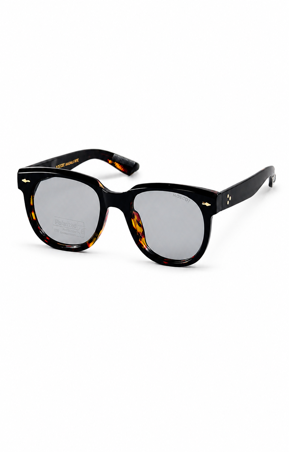Moscot – 6801 - 50 – Tortoise Grey – Acetate - Sunglasses – Unisex - Polarized
