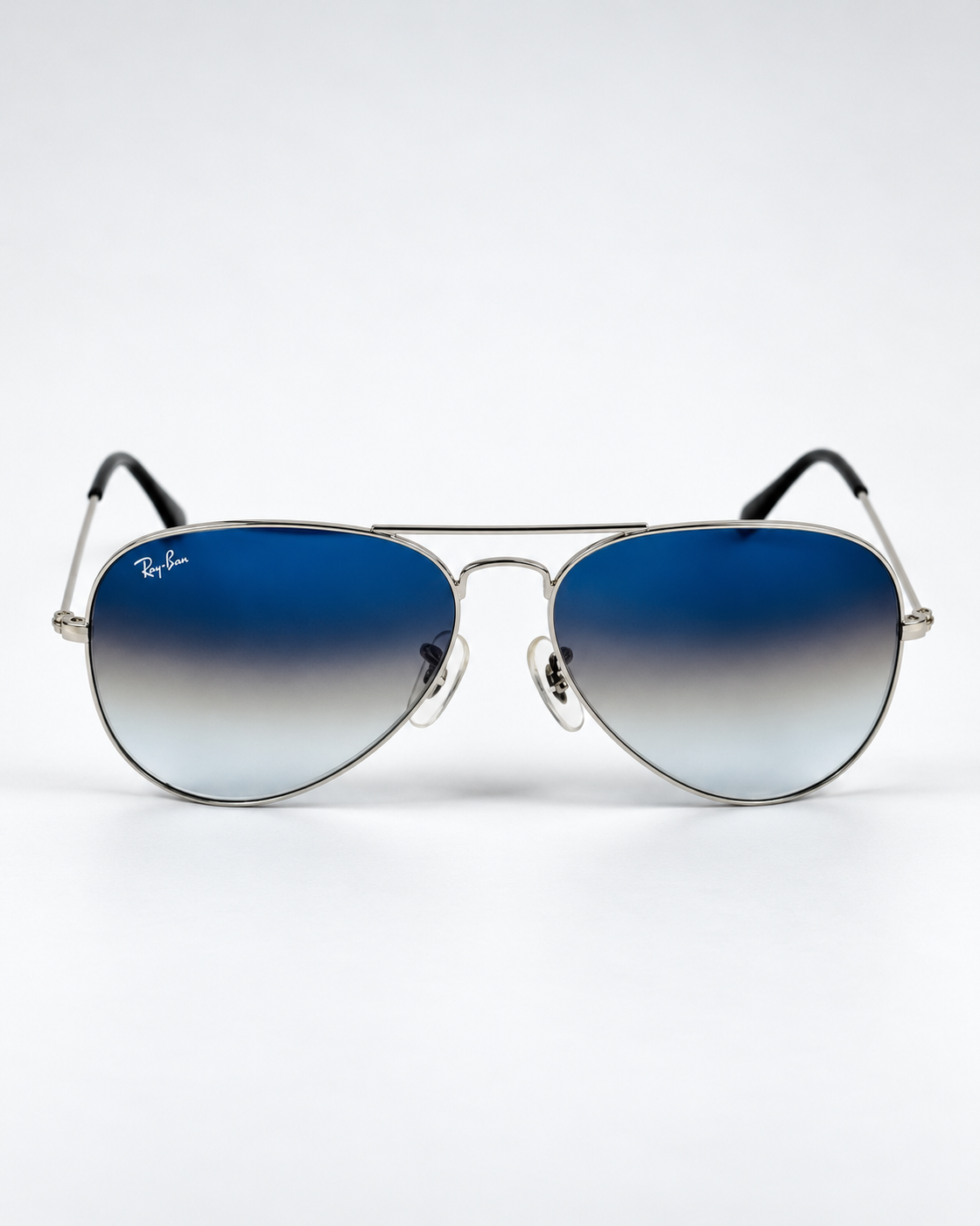 Rayban – 3026 – 59 – Silver Blue Gradient – Metal – Sunglasses – Unisex - Premium