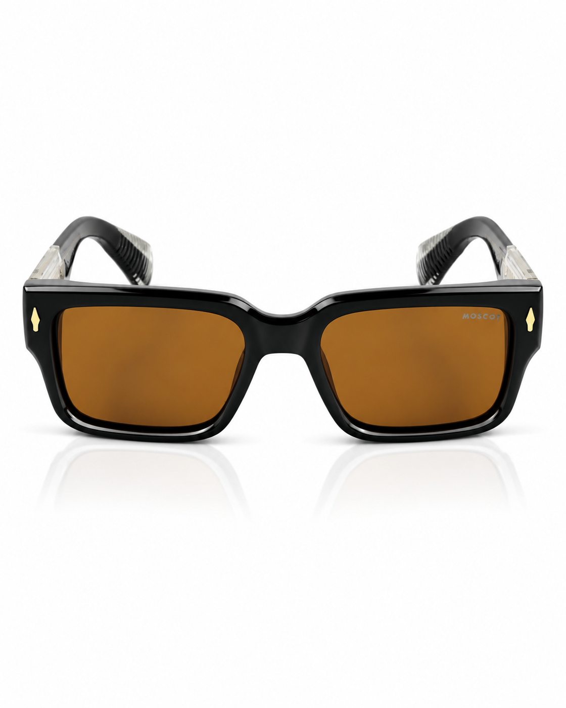 Moscot – 1605 – 56 - Black Brown – Acetate – Sunglasses - Unisex