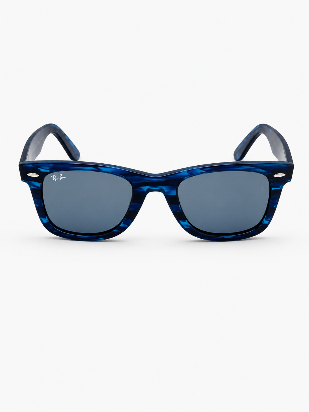 RayBan – 2140 – 50 – Blue Textured – Acetate- Sunglasses – Unisex - Premium