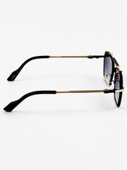 Cartier – 2742 - 55 – Golden Black Gradient – Metal - Sunglasses – Unisex