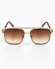 Cartier – 5036 - 52 – Golden Brown – Metal - Sunglasses – Unisex