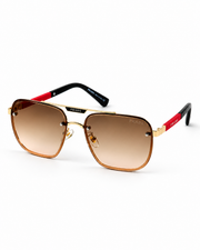 Prada – 23227 - 59 – Golden Brown Gradient – Metal - Sunglasses – Unisex