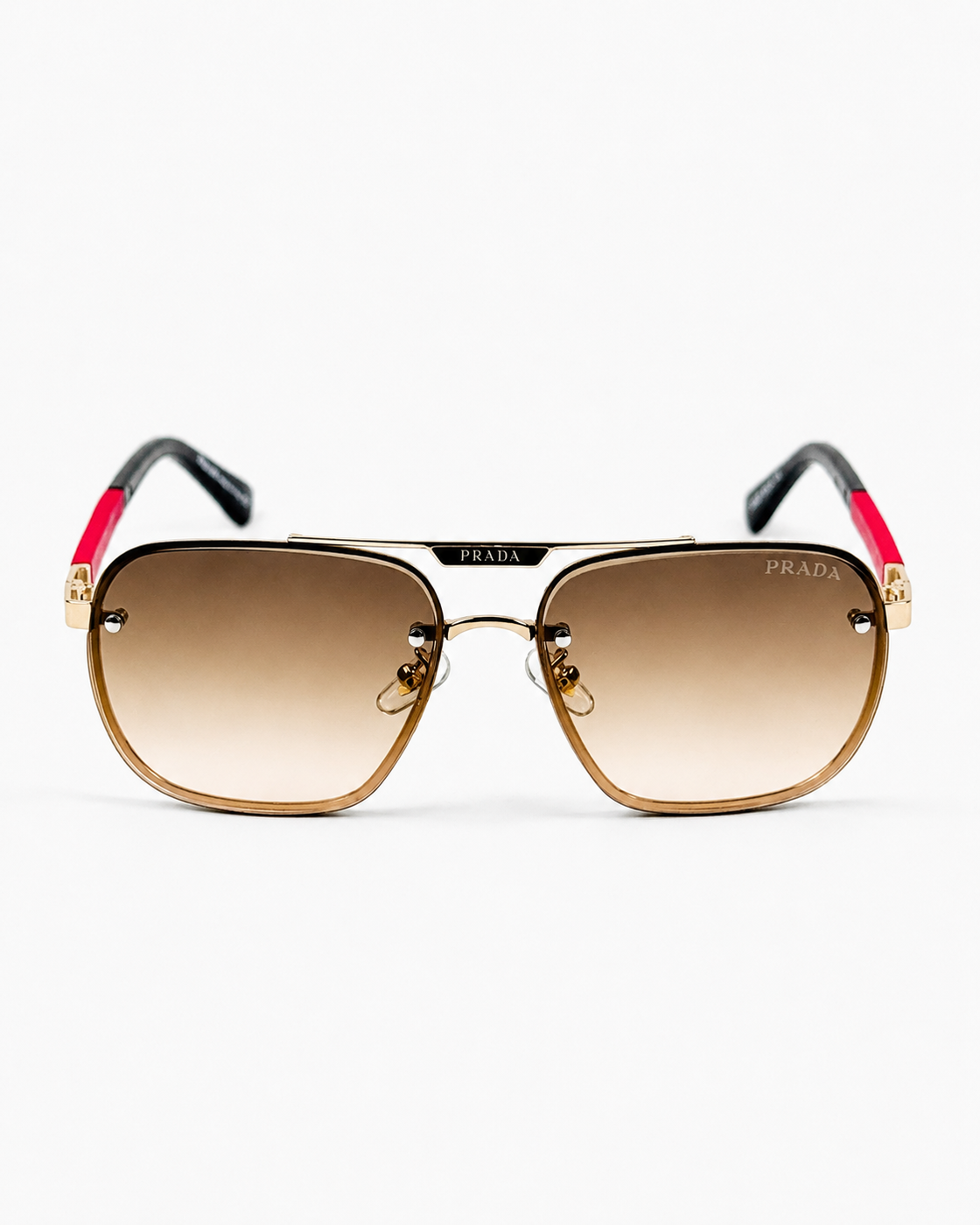 Prada – 23227 - 59 – Golden Brown Gradient – Metal - Sunglasses – Unisex