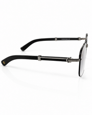 Cartier – 0369 - 60 – Black Blue – Metal - Sunglasses – Unisex