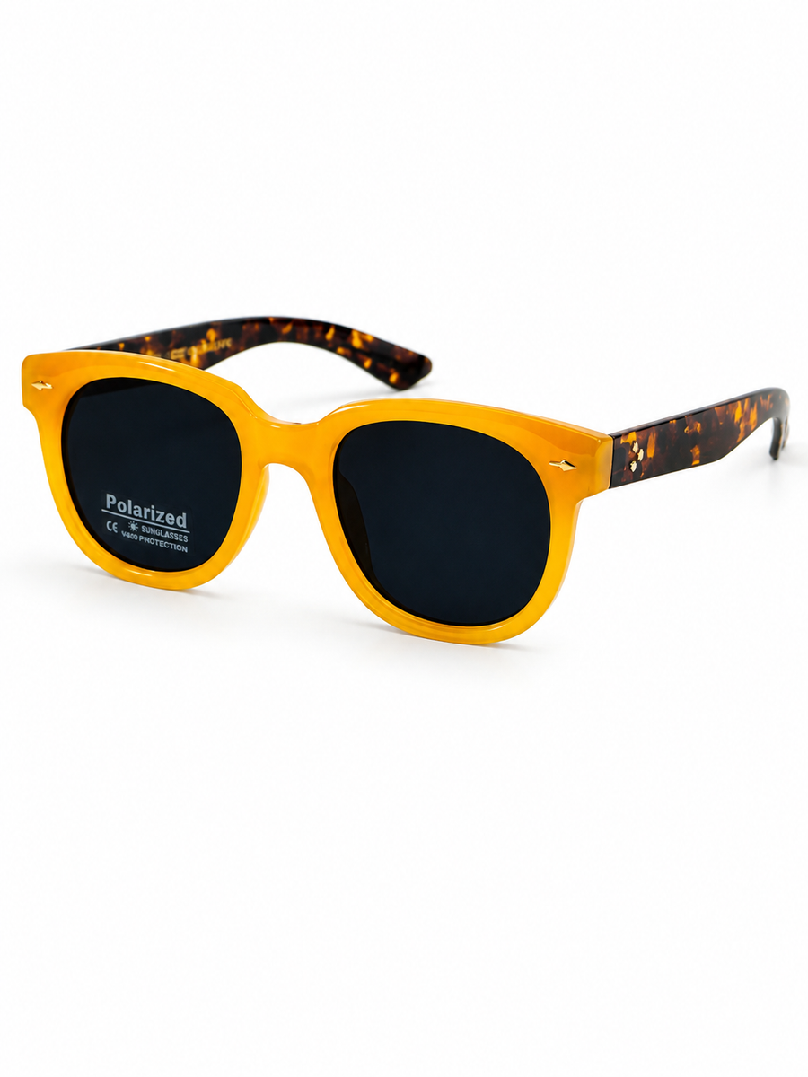 Moscot – 6807 - 51 – Tortoise Yellow – Acetate - Sunglasses – Unisex - Polarized