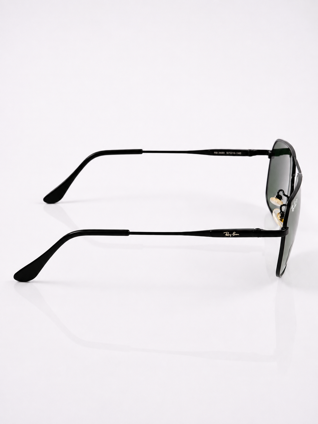Rayban – 8230 - 57 –  Black Green – Metal - Sunglasses – Unisex