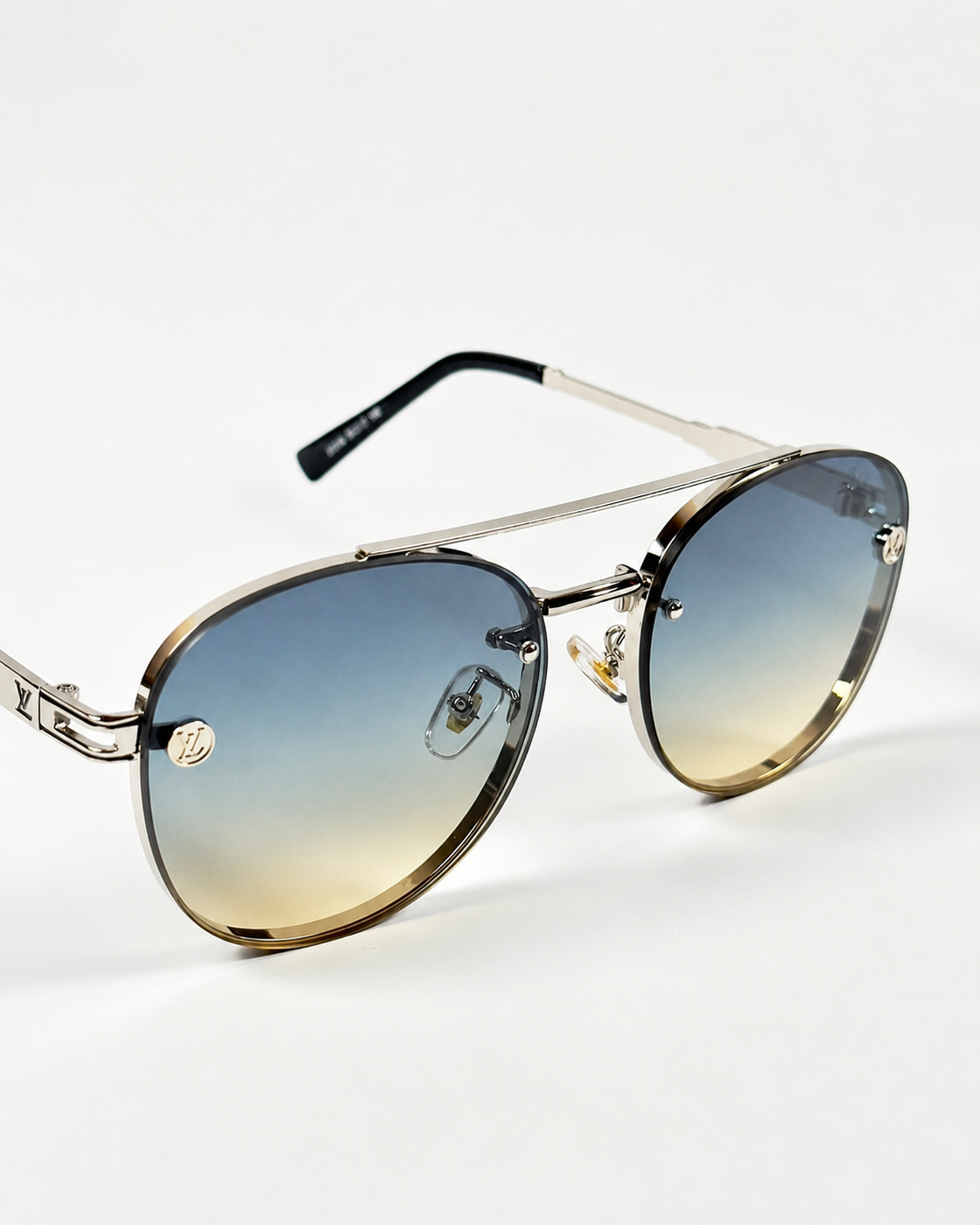 Louis Vuitton – 22296 - 56 – Silver Multi – Metal - Sunglasses – Unisex