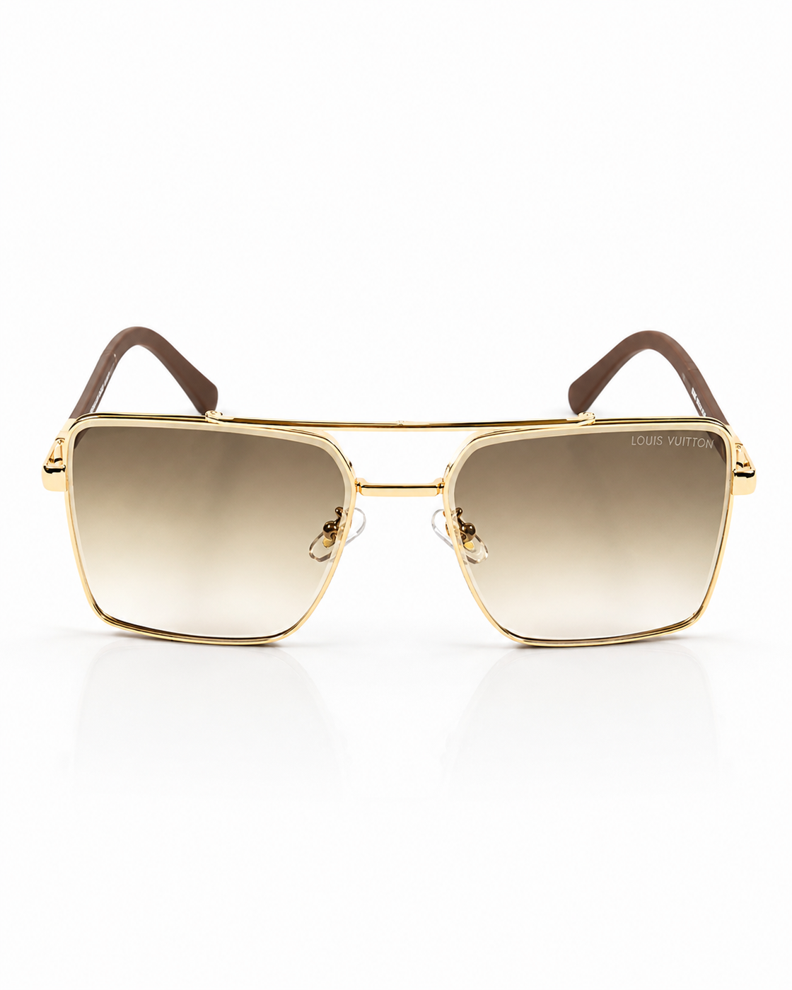 Louis Vuitton – 23387 - 59 – Golden Brown - Metal - Sunglasses – Unisex