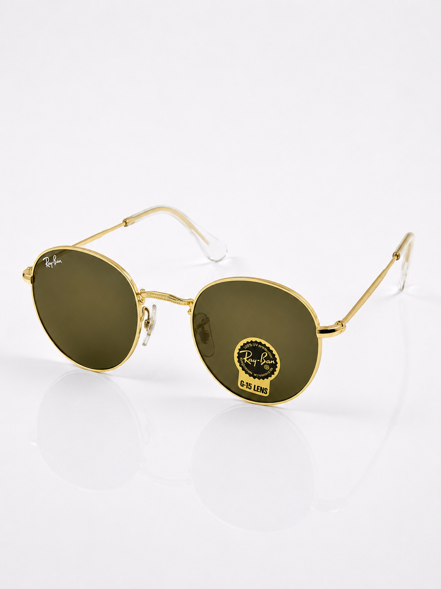 Rayban – 3772 - 50 – Golden Brown – Metal - Sunglasses – Unisex