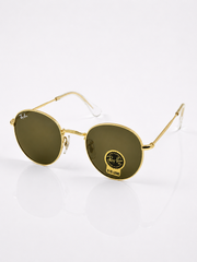Rayban – 3772 - 50 – Golden Brown – Metal - Sunglasses – Unisex