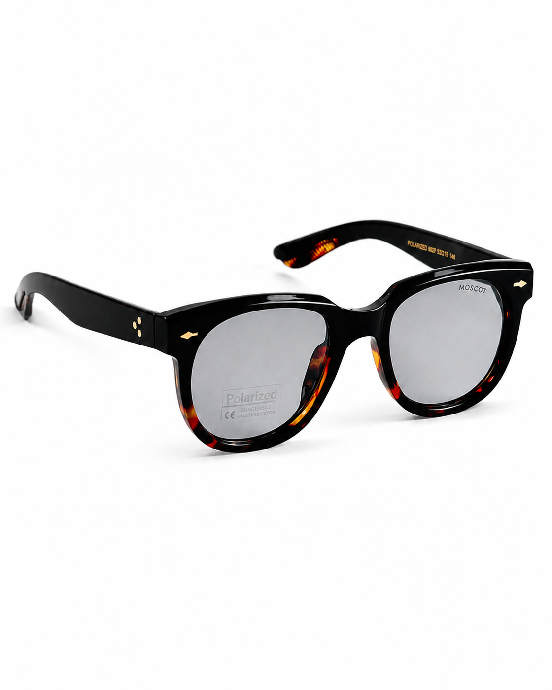 Moscot – 6801 - 50 – Tortoise Grey – Acetate - Sunglasses – Unisex - Polarized