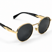 Prada – 56zs - 54 – Golden Black – Metal - Sunglasses – Unisex