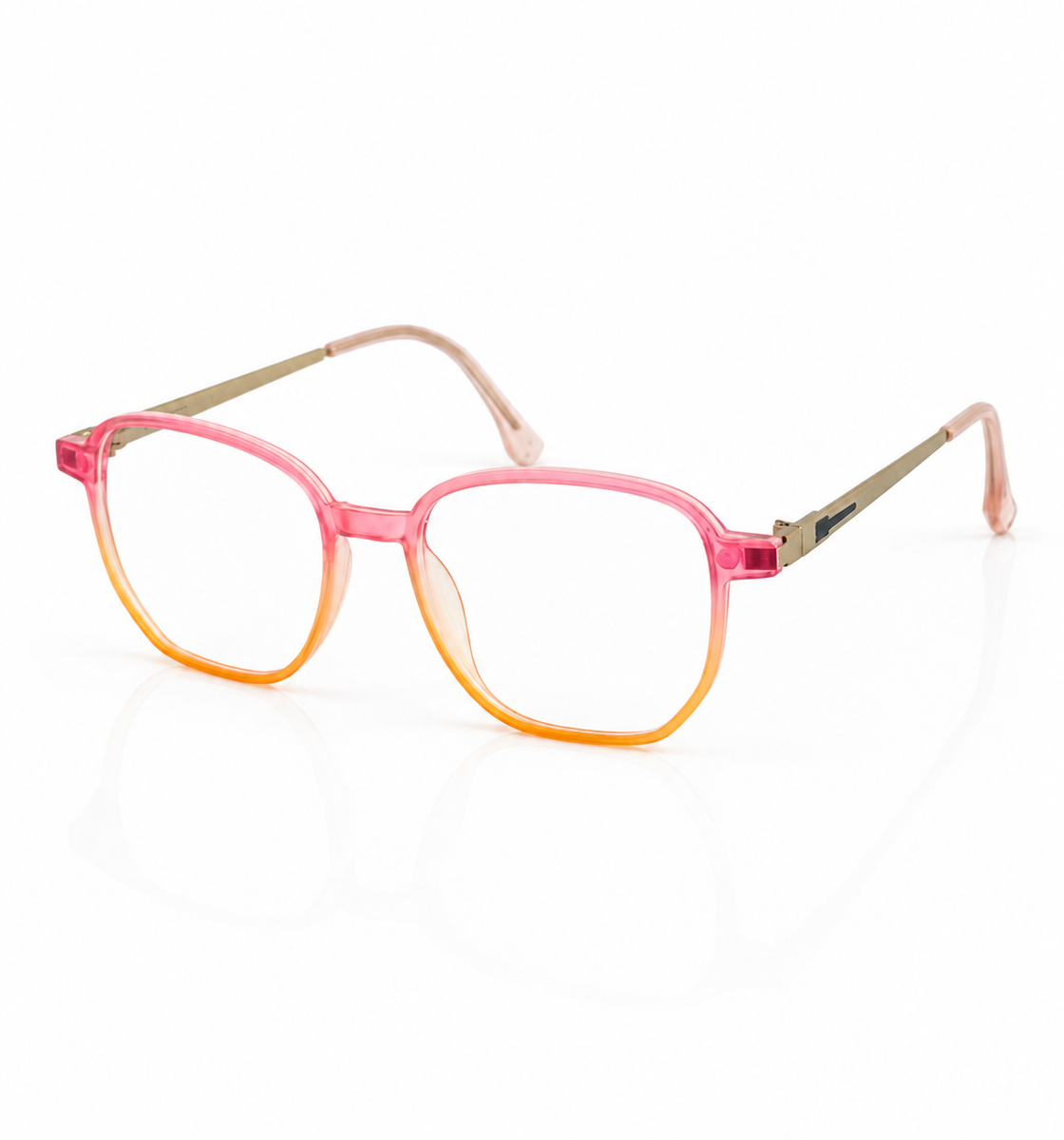 Dior – 5342 - 54 – Pink Orange – Metal - Acetate - Metal - Optics – Unisex