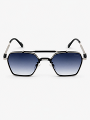 Cartier – 2742 - 55 – Silver Black Gradient – Metal - Sunglasses – Unisex