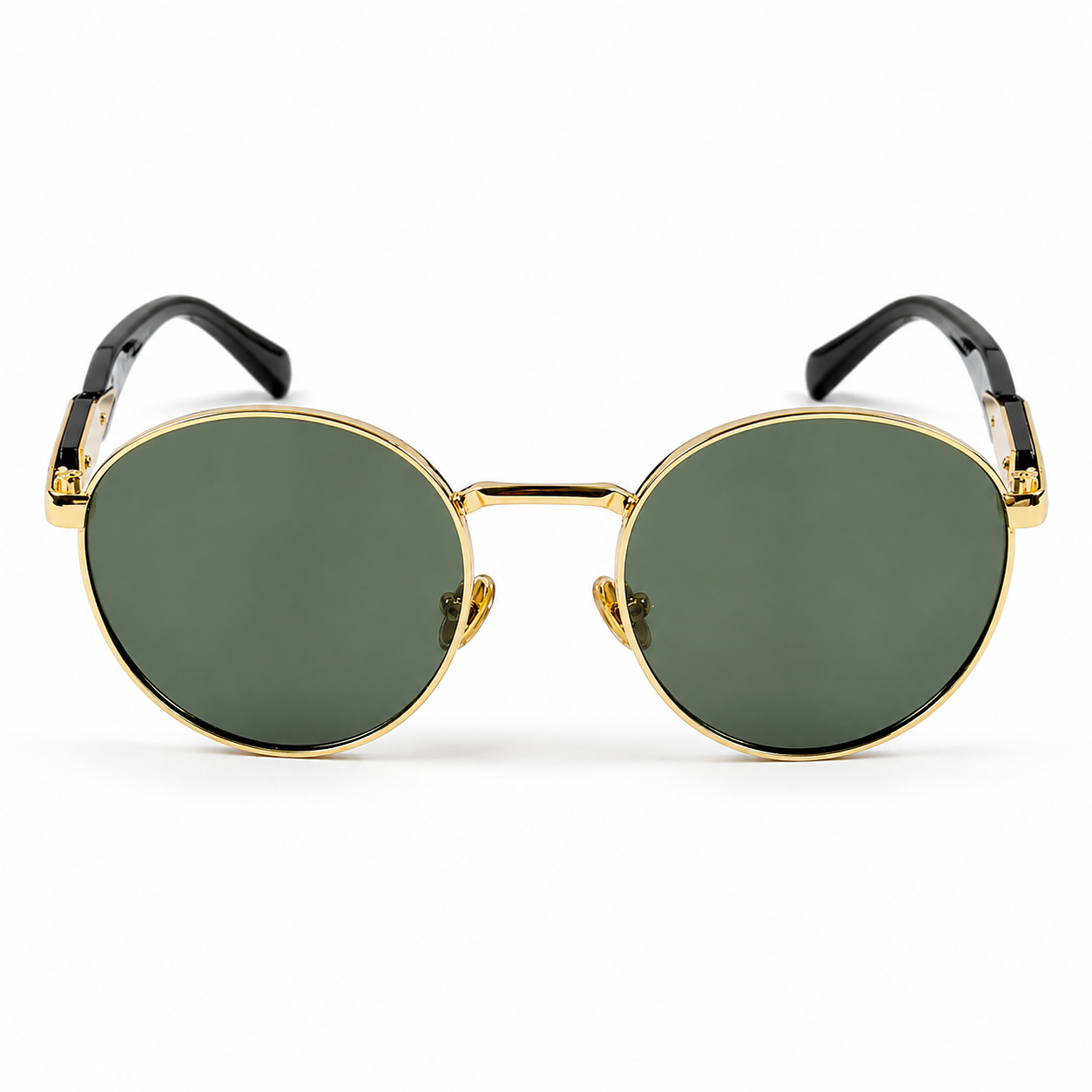 Prada – 56zs - 54 – Golden Green – Metal - Sunglasses – Unisex