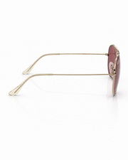 Rayban – 3026 - 62 – Golden Pink – Metal - Sunglasses – Unisex