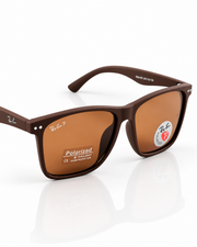 Rayban – 4550 - 56 – Brown – Acetate - Sunglasses – Unisex