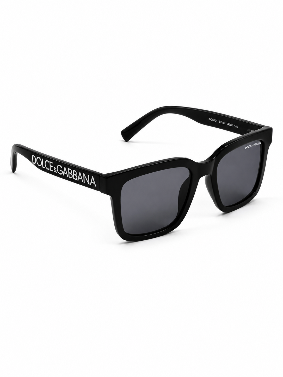 Dolce & Gabbana – 5101 - 53 – Matte Black – Acetate - Sunglasses – Unisex