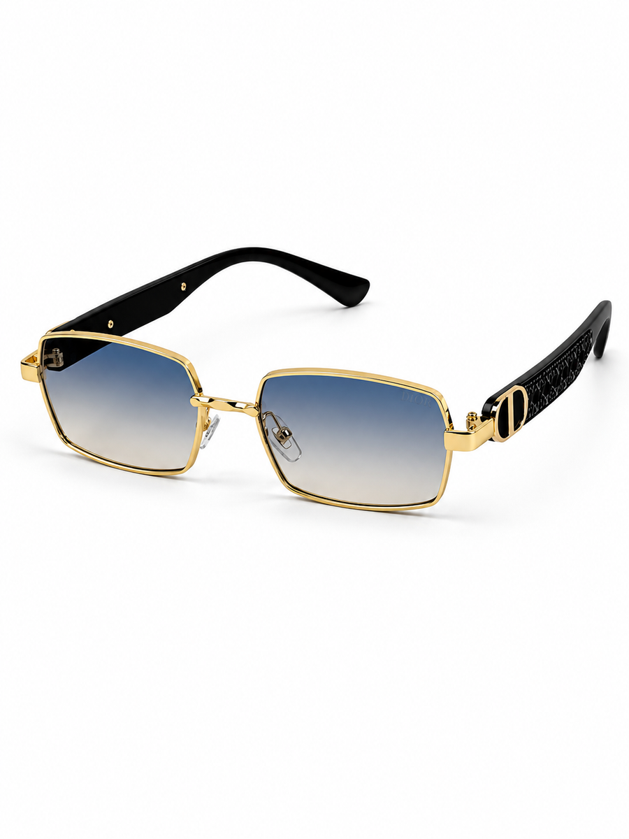 Dior – 23575 - 55 – Golden Multi – Metal - Sunglasses – Unisex