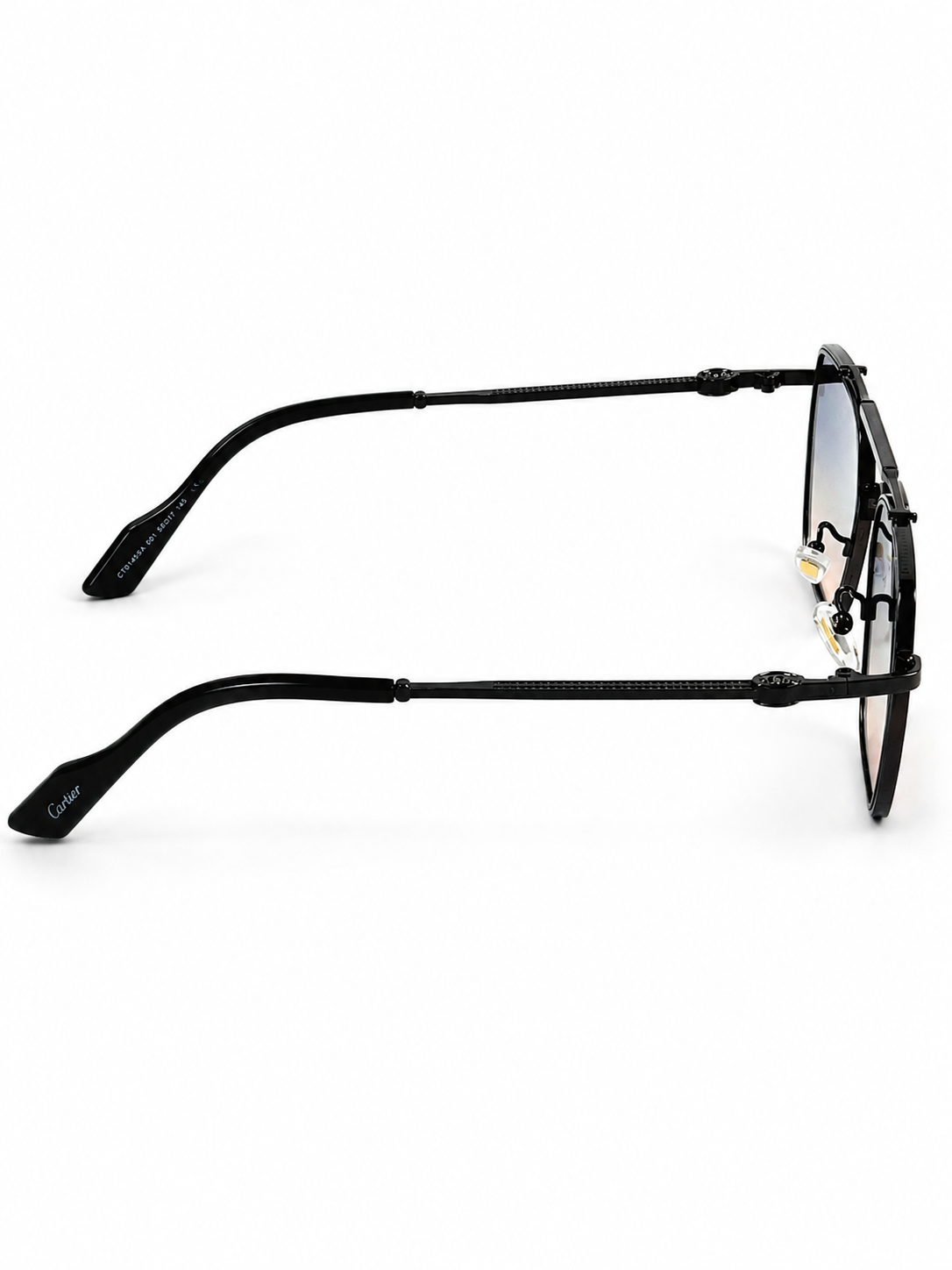 Cartier – 2742 - 55 – Grey Multi – Metal - Sunglasses – Unisex