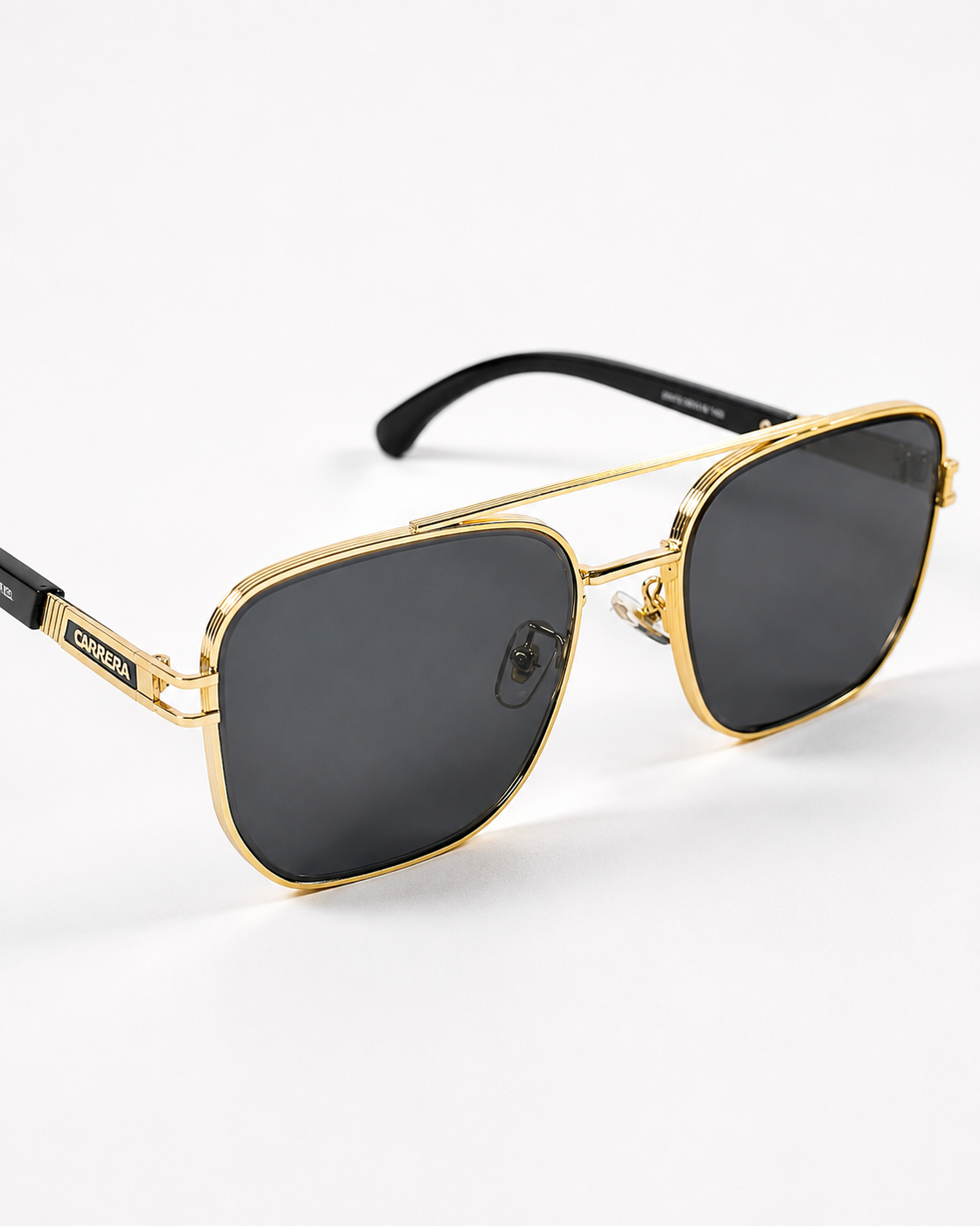 Carrera – 23013 – 58 – Golden Black – Metal – Sunglasses – Unisex