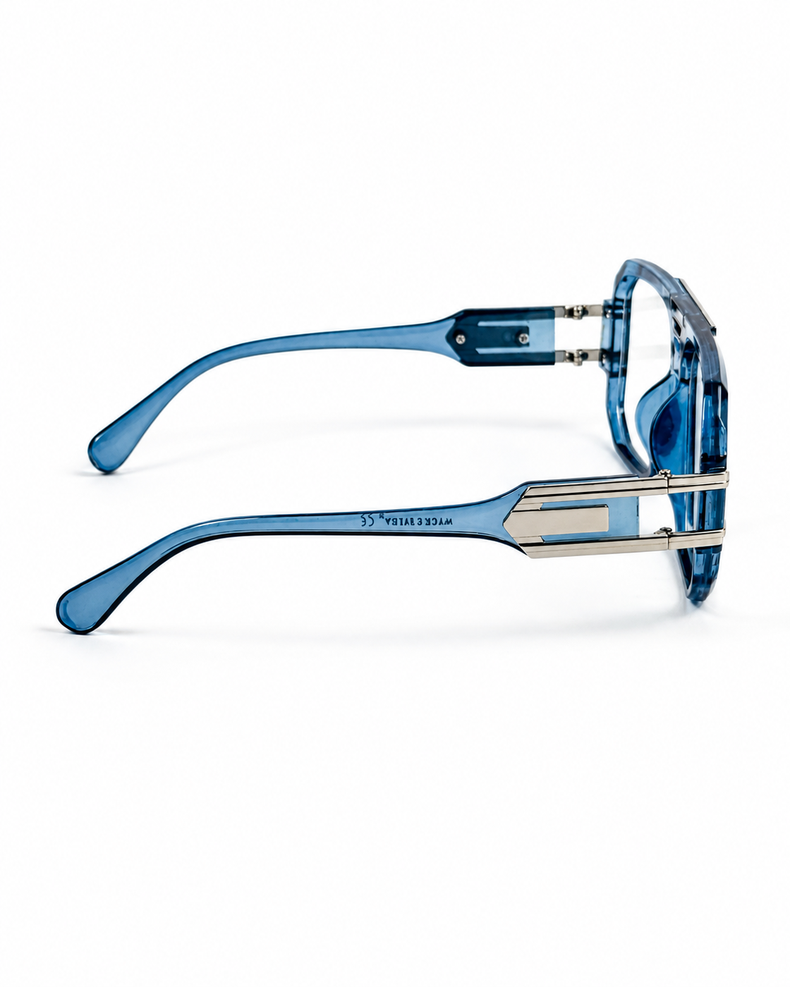 Cazal – 8809 - 63 – Blue – Metal - Acetate - Metal - Optics – Unisex