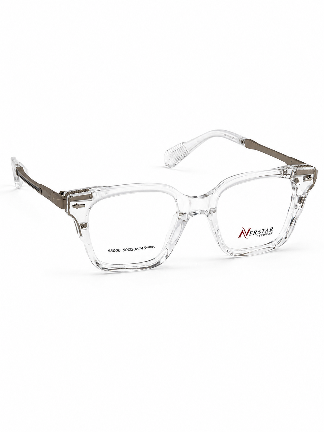 Moscot – 58006 - 50 – Transparent – Acetate - Metal - Optics – Unisex