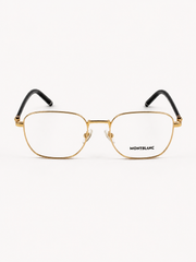 Mont Blanc – 0369 - 52 – Golden Black – Acetate - Metal - Optics – Unisex - Premium