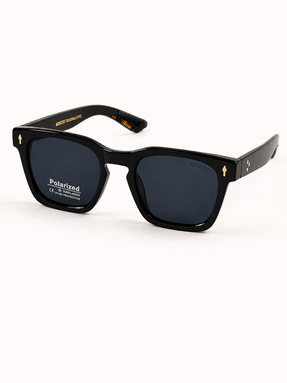 Moscot – 6812 - 52 – Black – Acetate - Sunglasses – Unisex - Polarized