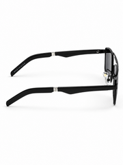 Cartier – 2648 - 49 – Black – Metal - Sunglasses – Unisex