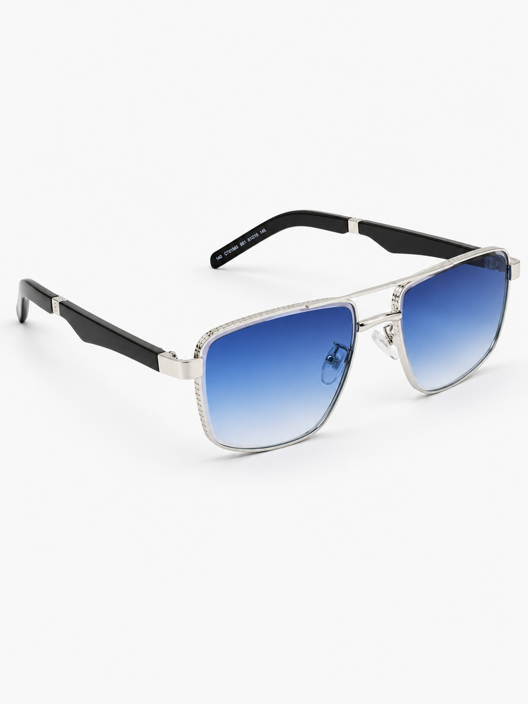 Cartier – 2648 - 49 – Silver Blue – Metal - Sunglasses – Unisex