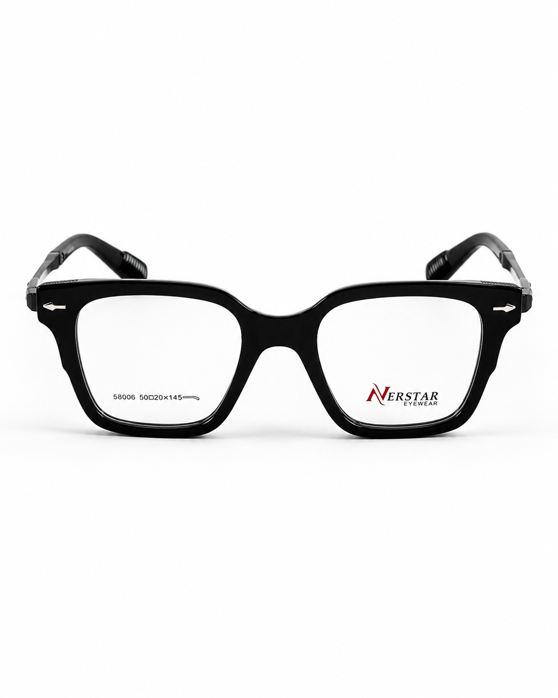 Moscot – 58006 - 50 – Black – Metal - Acetate - Optics – Unisex