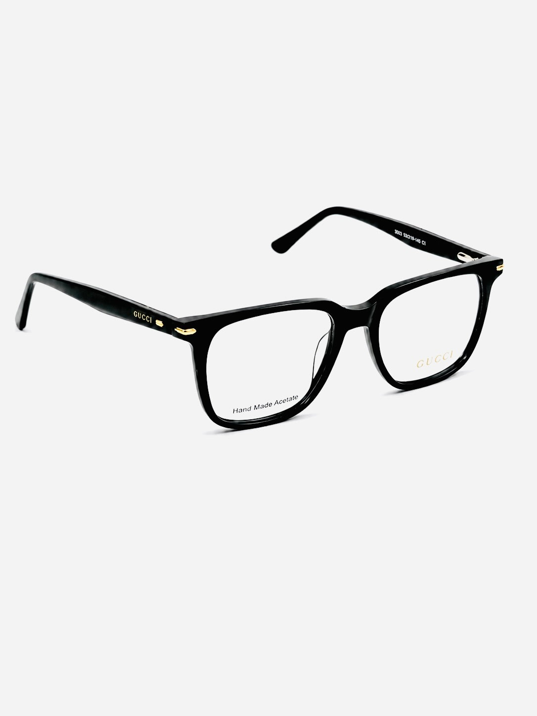 Gucci – 5829 - 52 – Black – Acetate - Optics – Unisex - Premium