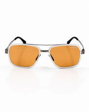 ici Berlin – 8023 - 56 – Transparent Brown – Metal - Sunglasses – Unisex