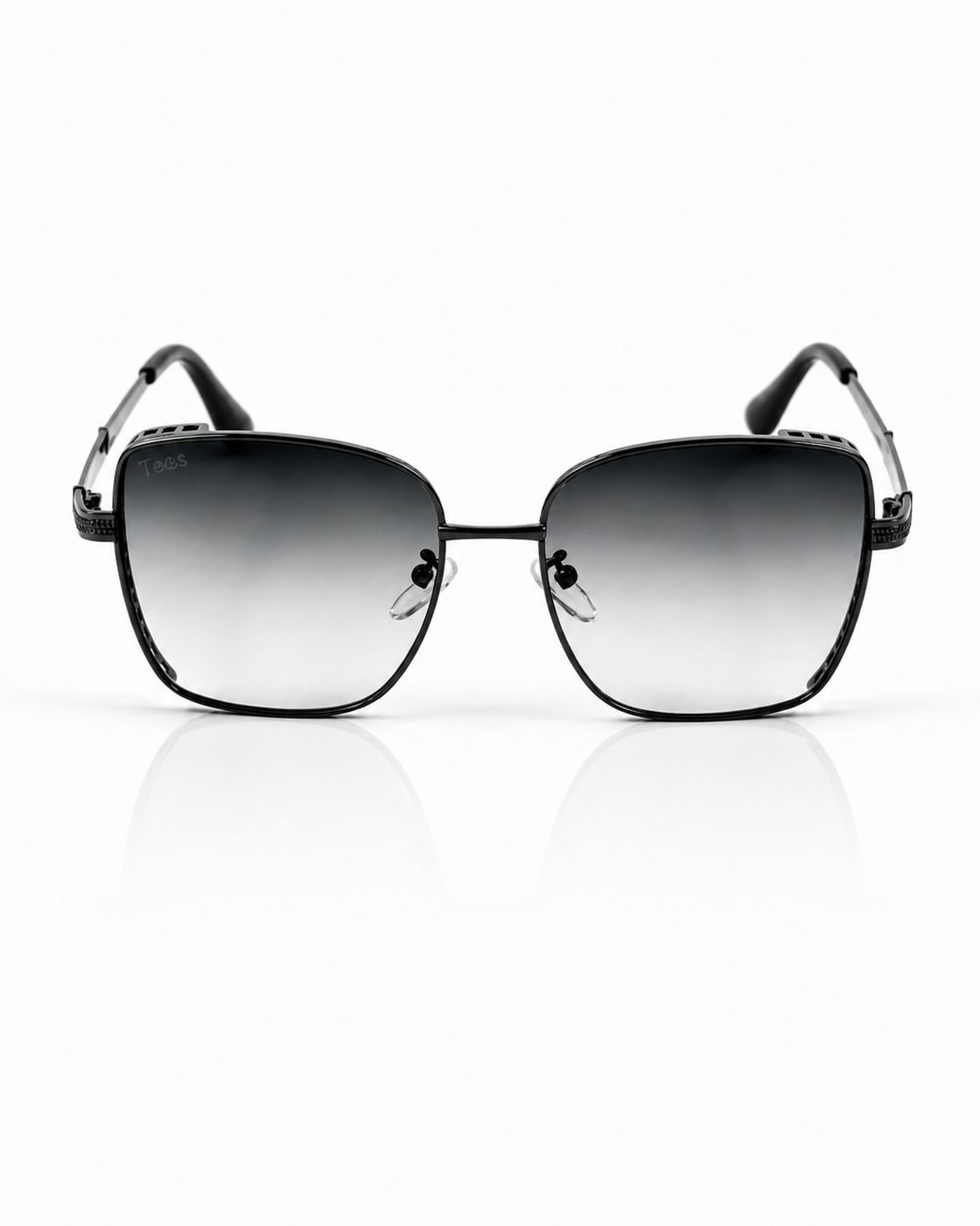 Tees – 2058 - 53 – Green – Metal - Sunglasses – Ladies