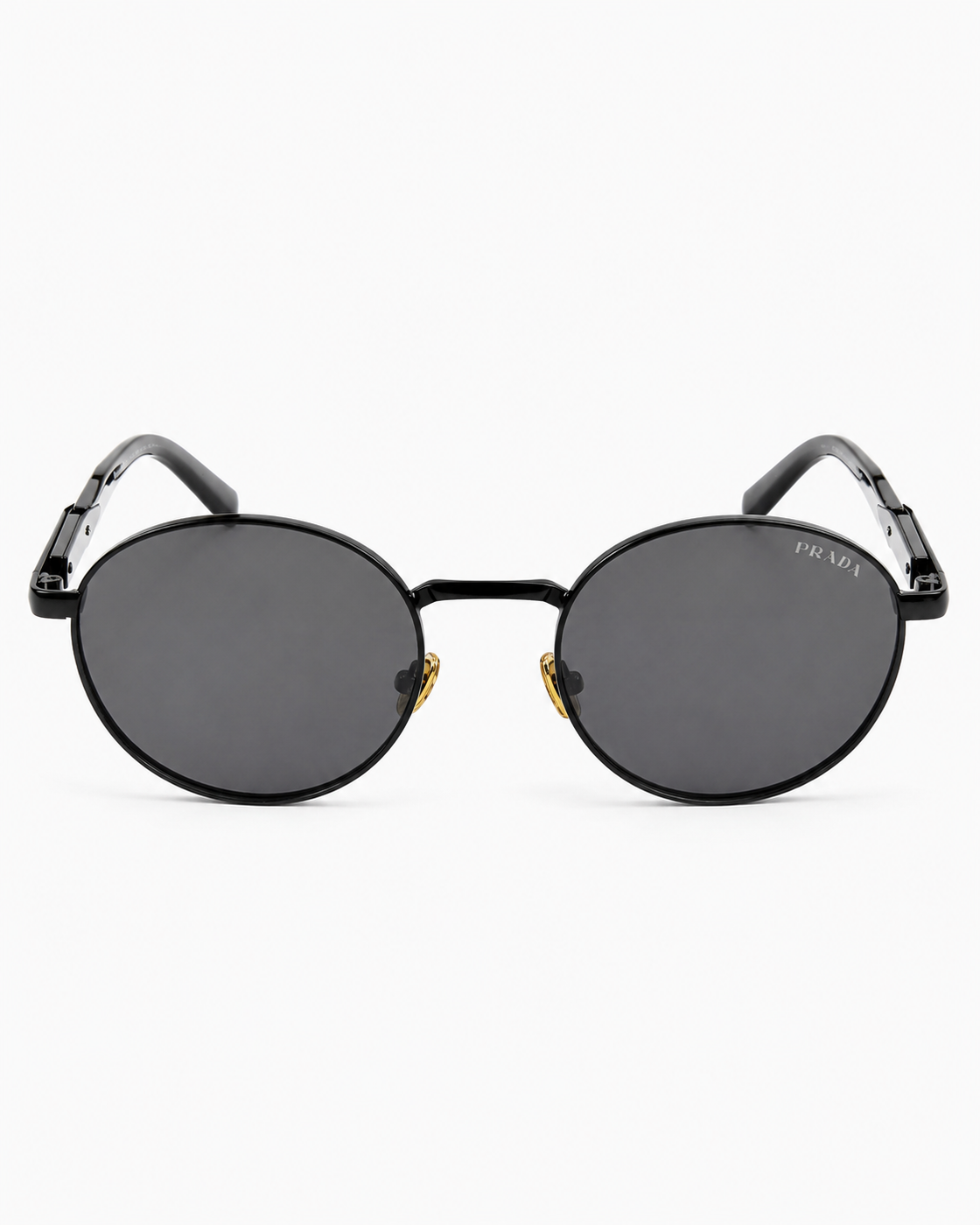Prada – 56zs - 54 – Black – Metal - Sunglasses – Unisex