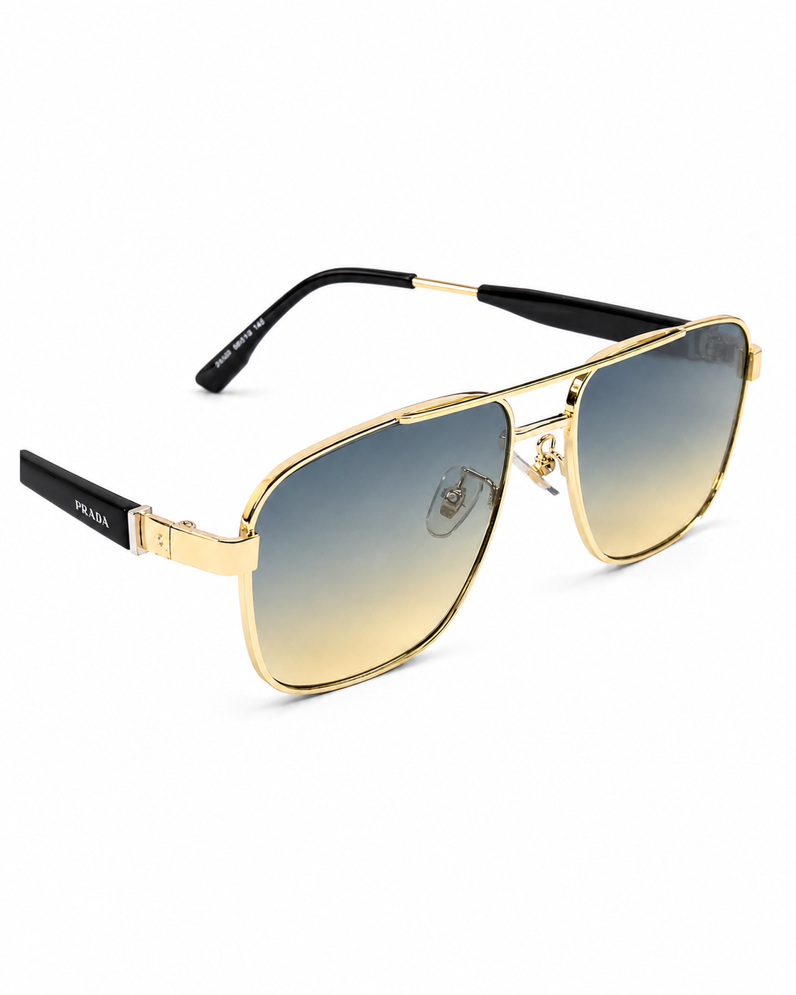 Prada – 22081 - 60 – Golden Multi – Metal - Sunglasses – Unisex