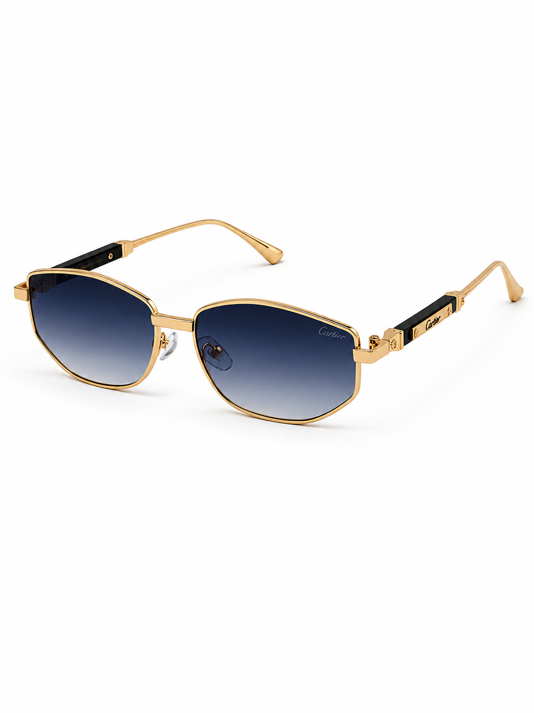 Cartier – 23515 - 56 – Rose Gold Black Gradient – Metal - Sunglasses – Unisex