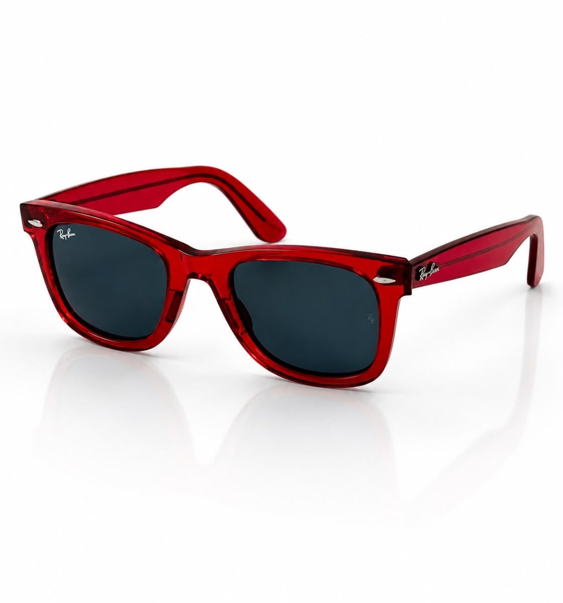 RayBan – 2140 – 50 – Red Black – Acetate- Sunglasses – Unisex - Premium