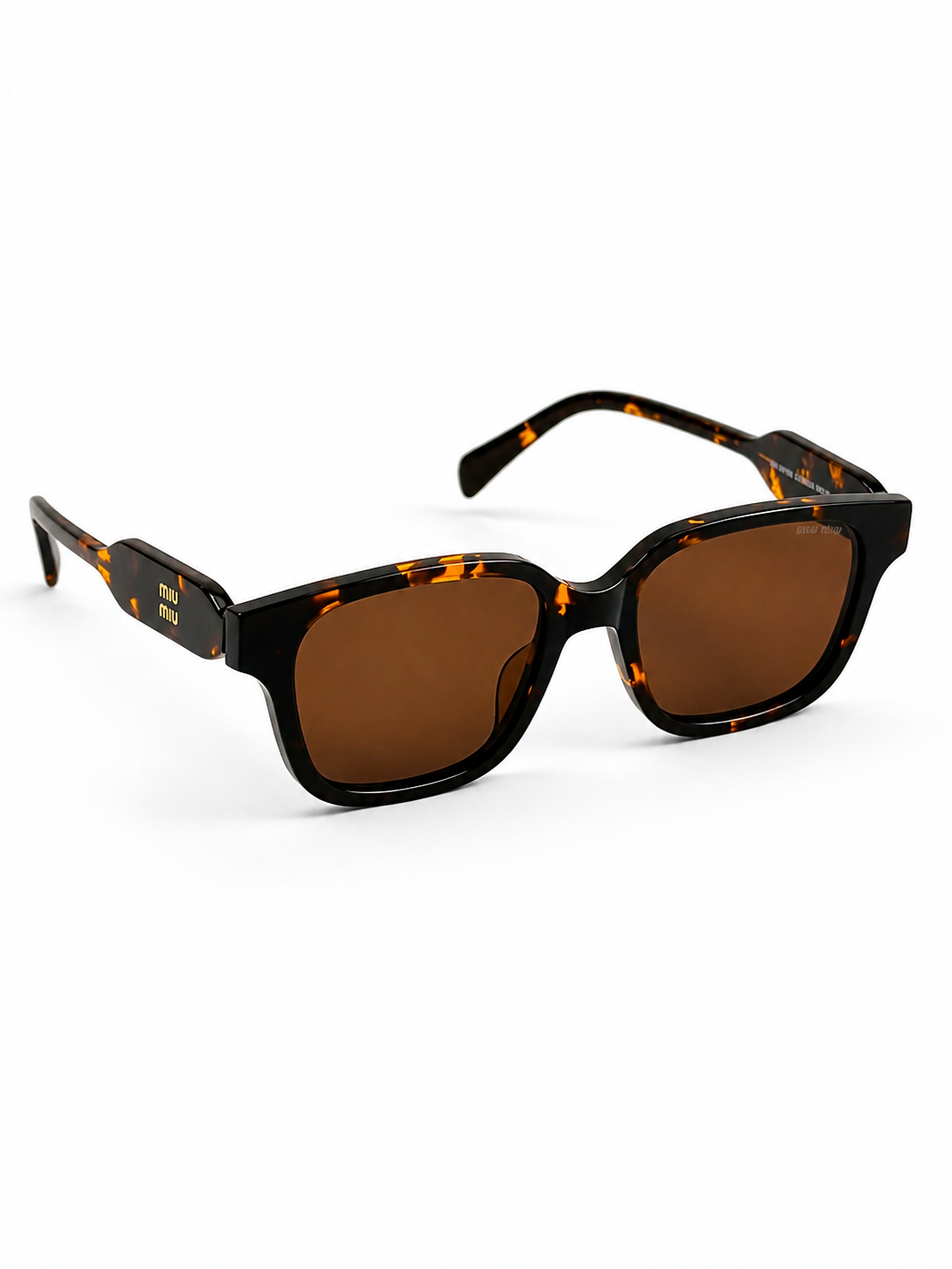 Miu Miu – 02ZVF - 53 – Tortoise Brown – Acetate - Sunglasses – Unisex - Premium